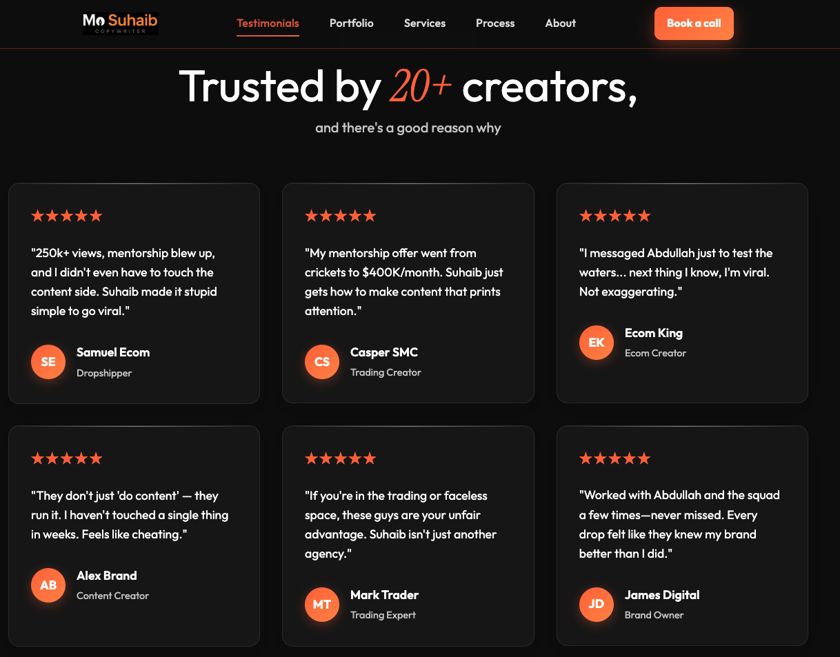 Suhaib Portfolio